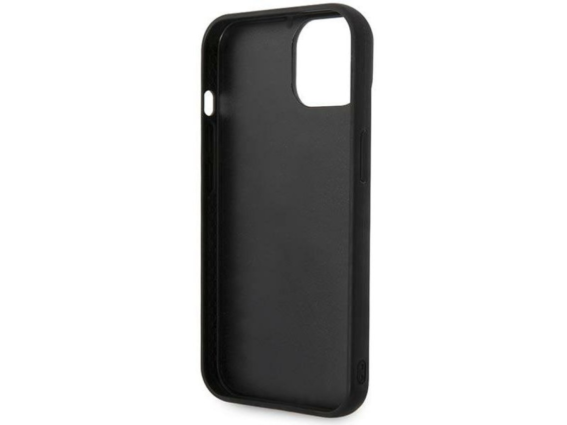Karl Lagerfeld Puffy Elongated Logo iPhone 14 Case - Black