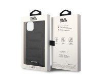 Karl Lagerfeld Puffy Elongated Logo iPhone 14 Case - Black Karl Lagerfeld Puffy Elongated Logo iPhone 14 Case - Black