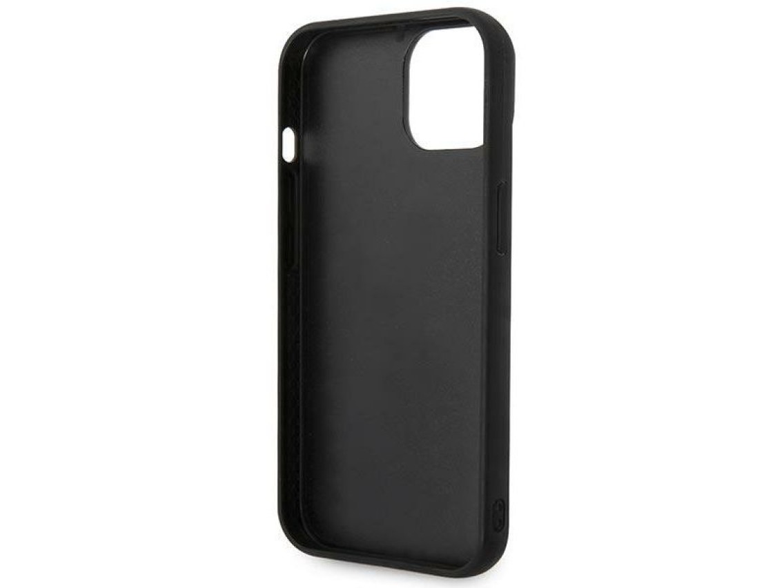 Karl Lagerfeld Puffy Ikonik Pin Case for iPhone 14 Plus - Black