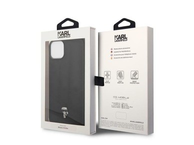 Karl Lagerfeld Puffy Ikonik Pin Case for iPhone 14 Plus - Black Karl Lagerfeld Puffy Ikonik Pin Case for iPhone 14 Plus - Black