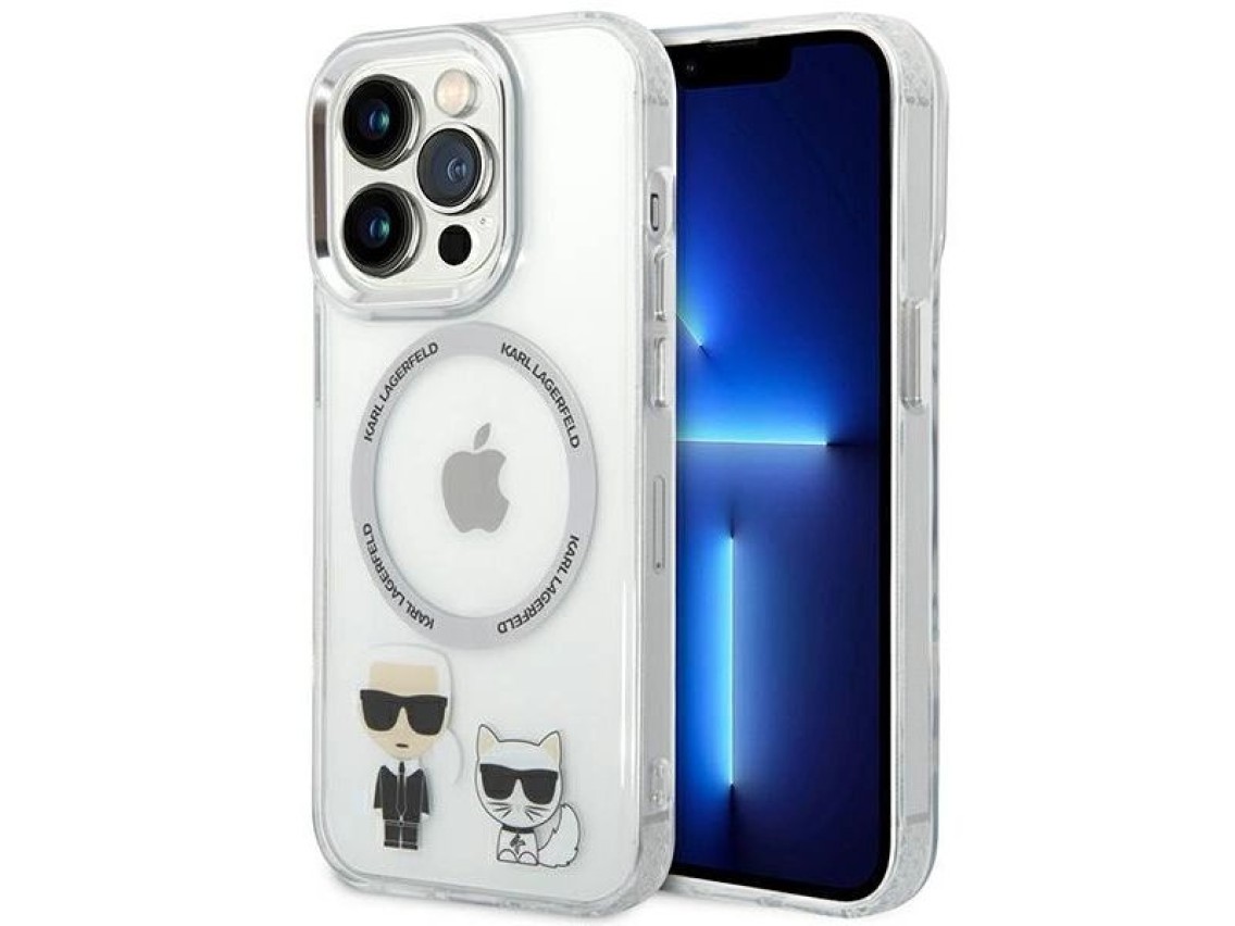 Karl Lagerfeld KLHMP14XHKCT iPhone 14 Pro Max 6.7" carcasa rígida transparente / transparente Karl &