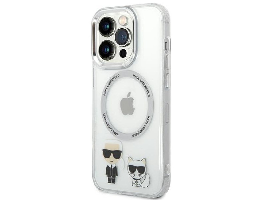 Karl Lagerfeld KLHMP14XHKCT iPhone 14 Pro Max 6.7" carcasa rígida transparente / transparente Karl &