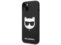Capa rígida preta Karl Lagerfeld KLHMP14MSLCHBK para iPhone 14 Plus de 6,7 polegadas com conector Ch Capa rígida preta Karl Lagerfeld KLHMP14MSLCHBK para iPhone 14 Plus de 6,7 polegadas com conector Ch