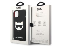 Capa rígida preta Karl Lagerfeld KLHMP14MSLCHBK para iPhone 14 Plus de 6,7 polegadas com conector Ch Capa rígida preta Karl Lagerfeld KLHMP14MSLCHBK para iPhone 14 Plus de 6,7 polegadas com conector Ch