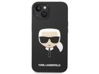 Karl Lagerfeld Silicone Karl's Head MagSafe case for iPhone 14 Plus - black