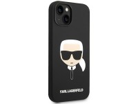 Karl Lagerfeld Silicone Karl's Head MagSafe case for iPhone 14 Plus - black