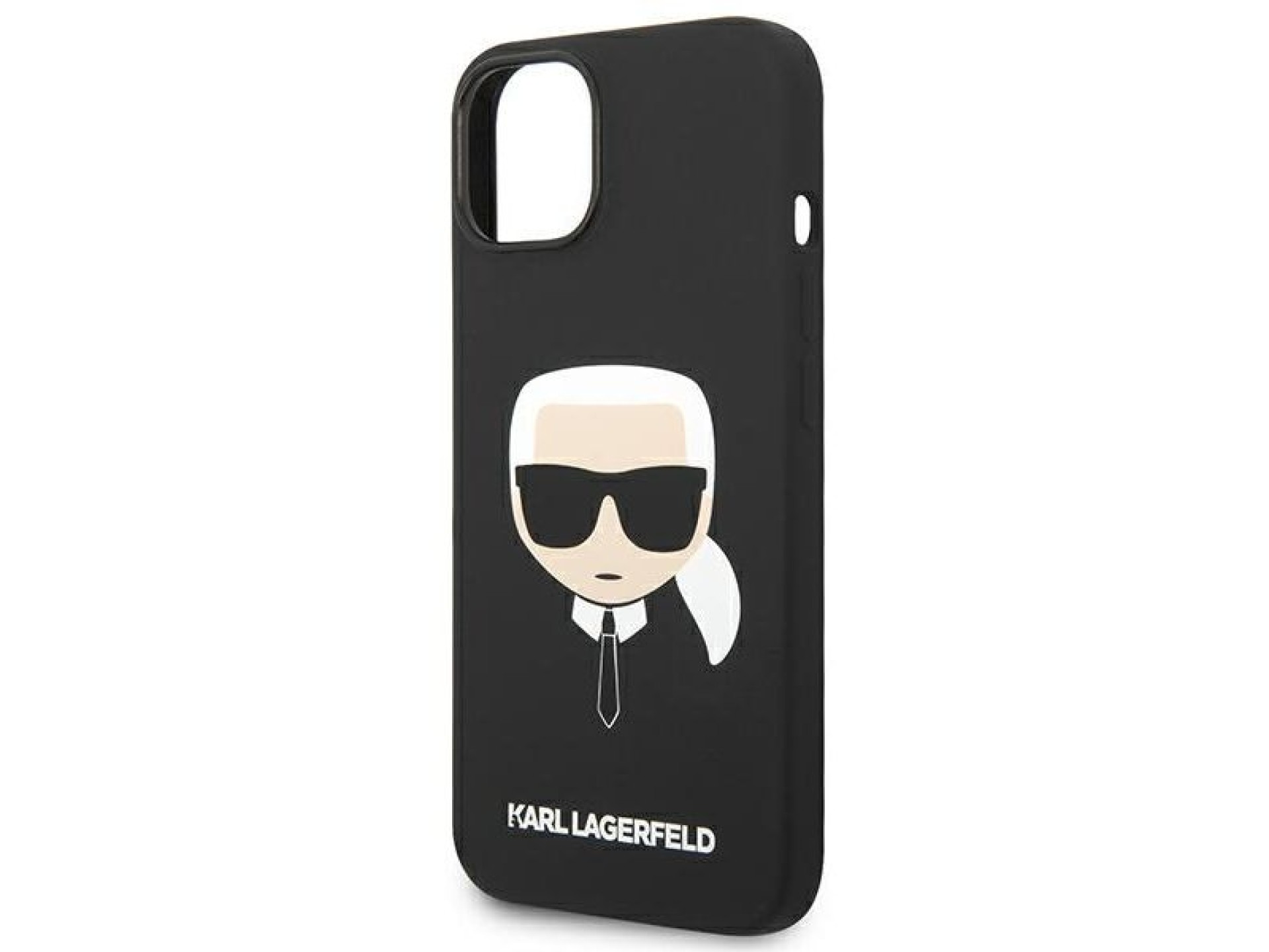 Karl Lagerfeld Silicone Karl's Head MagSafe case for iPhone 14 Plus - black