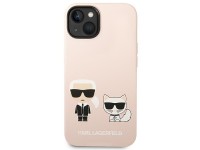 Karl Lagerfeld KLHMP14SSSKCI iPhone 14 6.1 "capa rígida rosa claro / silicone rosa claro Karl & Chou Karl Lagerfeld KLHMP14SSSKCI iPhone 14 6.1 "capa rígida rosa claro / silicone rosa claro Karl & Chou