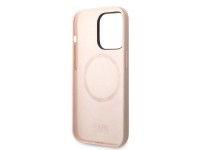 Karl Lagerfeld KLHMP14LSSKCI iPhone 14 Pro 6.1 "hardcase light pink / light pink Silicone Karl & Cho