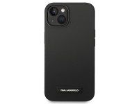 Capa rígida preta com placa de silicone preta Karl Lagerfeld KLHMP14MSLMP1K para iPhone 14 Plus de 6 Capa rígida preta com placa de silicone preta Karl Lagerfeld KLHMP14MSLMP1K para iPhone 14 Plus de 6