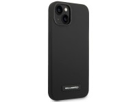 Capa rígida preta com placa de silicone preta Karl Lagerfeld KLHMP14MSLMP1K para iPhone 14 Plus de 6 Capa rígida preta com placa de silicone preta Karl Lagerfeld KLHMP14MSLMP1K para iPhone 14 Plus de 6