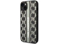 Karl Lagerfeld KLHCP14MPGKLSKG iPhone 14 Plus 6.7 "hardcase gray / gray Monogram Stripe Karl Lagerfeld KLHCP14MPGKLSKG iPhone 14 Plus 6.7 "hardcase gray / gray Monogram Stripe