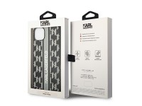 Karl Lagerfeld KLHCP14MPGKLSKG iPhone 14 Plus 6.7 "hardcase gray / gray Monogram Stripe Karl Lagerfeld KLHCP14MPGKLSKG iPhone 14 Plus 6.7 "hardcase gray / gray Monogram Stripe