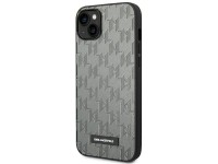 Karl Lagerfeld KLHCP14SSAKLHPG iPhone 14 6.1 "carcasa rígida gris / gris Saffiano Mono Metal Logo Karl Lagerfeld KLHCP14SSAKLHPG iPhone 14 6.1 "carcasa rígida gris / gris Saffiano Mono Metal Logo