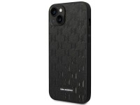 Karl Lagerfeld KLHCP14MSAKLHPK Capa rígida preta para iPhone 14 Plus de 6,7 polegadas com logotipo e Karl Lagerfeld KLHCP14MSAKLHPK Capa rígida preta para iPhone 14 Plus de 6,7 polegadas com logotipo e