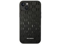 Karl Lagerfeld KLHCP14MSAKLHPK Capa rígida preta para iPhone 14 Plus de 6,7 polegadas com logotipo e Karl Lagerfeld KLHCP14MSAKLHPK Capa rígida preta para iPhone 14 Plus de 6,7 polegadas com logotipo e