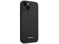 Karl Lagerfeld KLHCP14MSAKLHPK Capa rígida preta para iPhone 14 Plus de 6,7 polegadas com logotipo e Karl Lagerfeld KLHCP14MSAKLHPK Capa rígida preta para iPhone 14 Plus de 6,7 polegadas com logotipo e