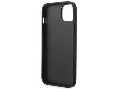 Karl Lagerfeld KLHCP14MSAKLHPK Capa rígida preta para iPhone 14 Plus de 6,7 polegadas com logotipo e Karl Lagerfeld KLHCP14MSAKLHPK Capa rígida preta para iPhone 14 Plus de 6,7 polegadas com logotipo e