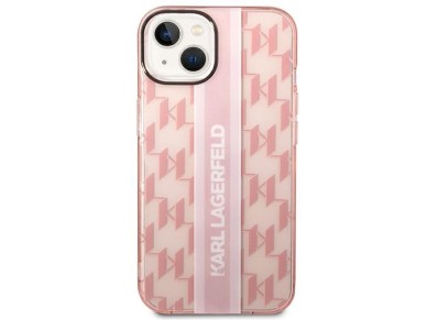 Karl Lagerfeld KLHCP14MHKLSPCP iPhone 14 Plus 6.7" carcasa rígida rosa / rosa Mono Vertical Stripe Karl Lagerfeld KLHCP14MHKLSPCP iPhone 14 Plus 6.7" carcasa rígida rosa / rosa Mono Vertical Stripe