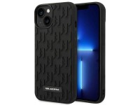 Karl Lagerfeld 3D Monogram Case for iPhone 14 Plus - Black