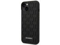 Funda con monograma 3D de Karl Lagerfeld para iPhone 14 Plus - Negra