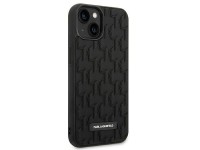 Funda con monograma 3D de Karl Lagerfeld para iPhone 14 Plus - Negra