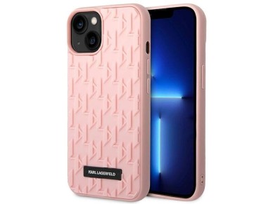 Funda con monograma 3D de Karl Lagerfeld para iPhone 14 Plus - Rosa Funda con monograma 3D de Karl Lagerfeld para iPhone 14 Plus - Rosa