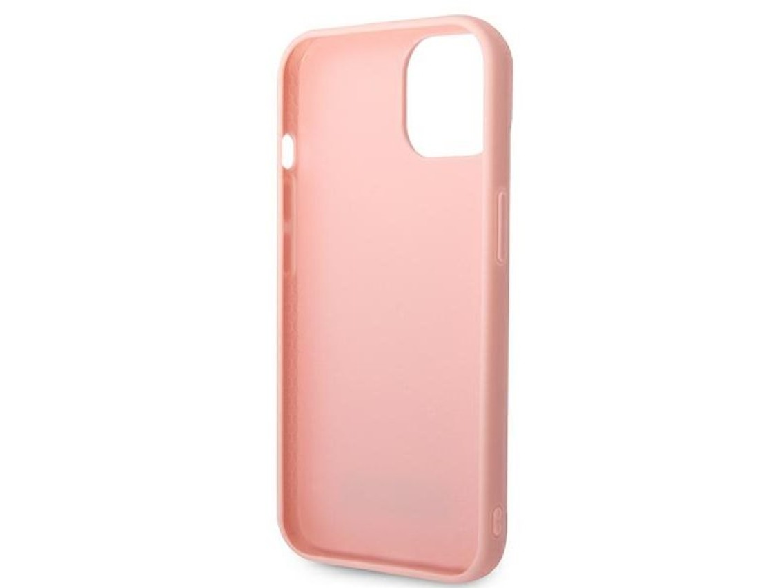 Funda con monograma 3D de Karl Lagerfeld para iPhone 14 Plus - Rosa