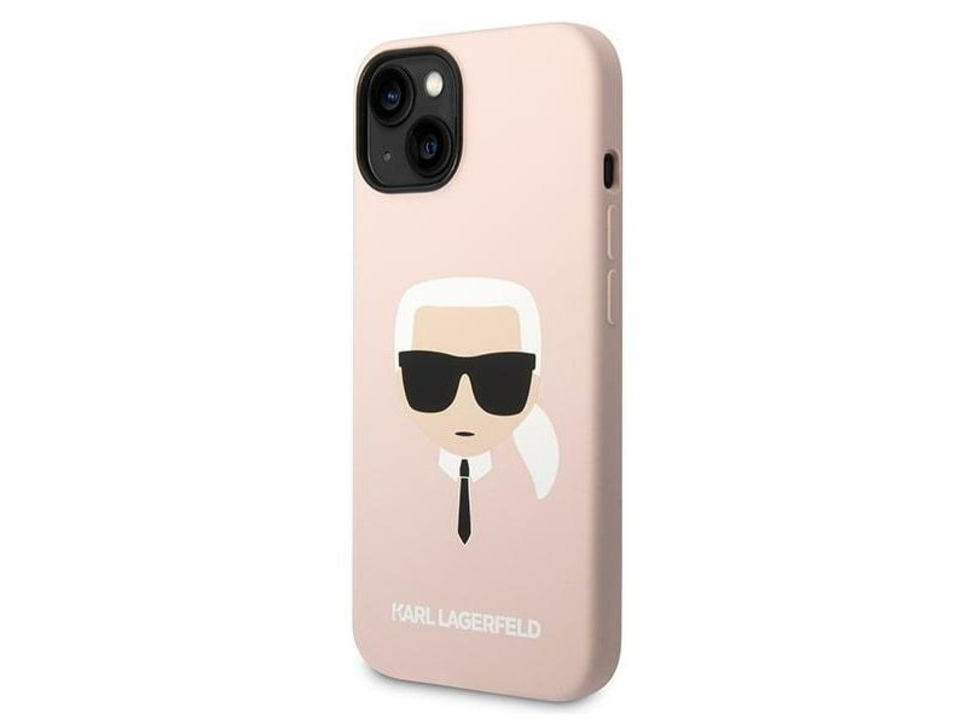 Capa rígida rosa Karl Lagerfeld KLHCP14MSLKHLP para iPhone 14 Plus 6.7