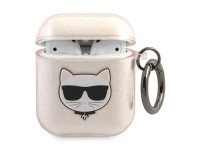 Funda Karl Lagerfeld Glitter Choupette para AirPods 1/2 - Dorada Funda Karl Lagerfeld Glitter Choupette para AirPods 1/2 - Dorada