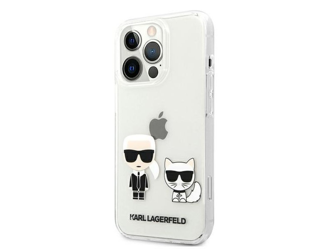 Karl Lagerfeld Karl & Choupette Case for iPhone 13 Pro Max 6.7" - Transparent