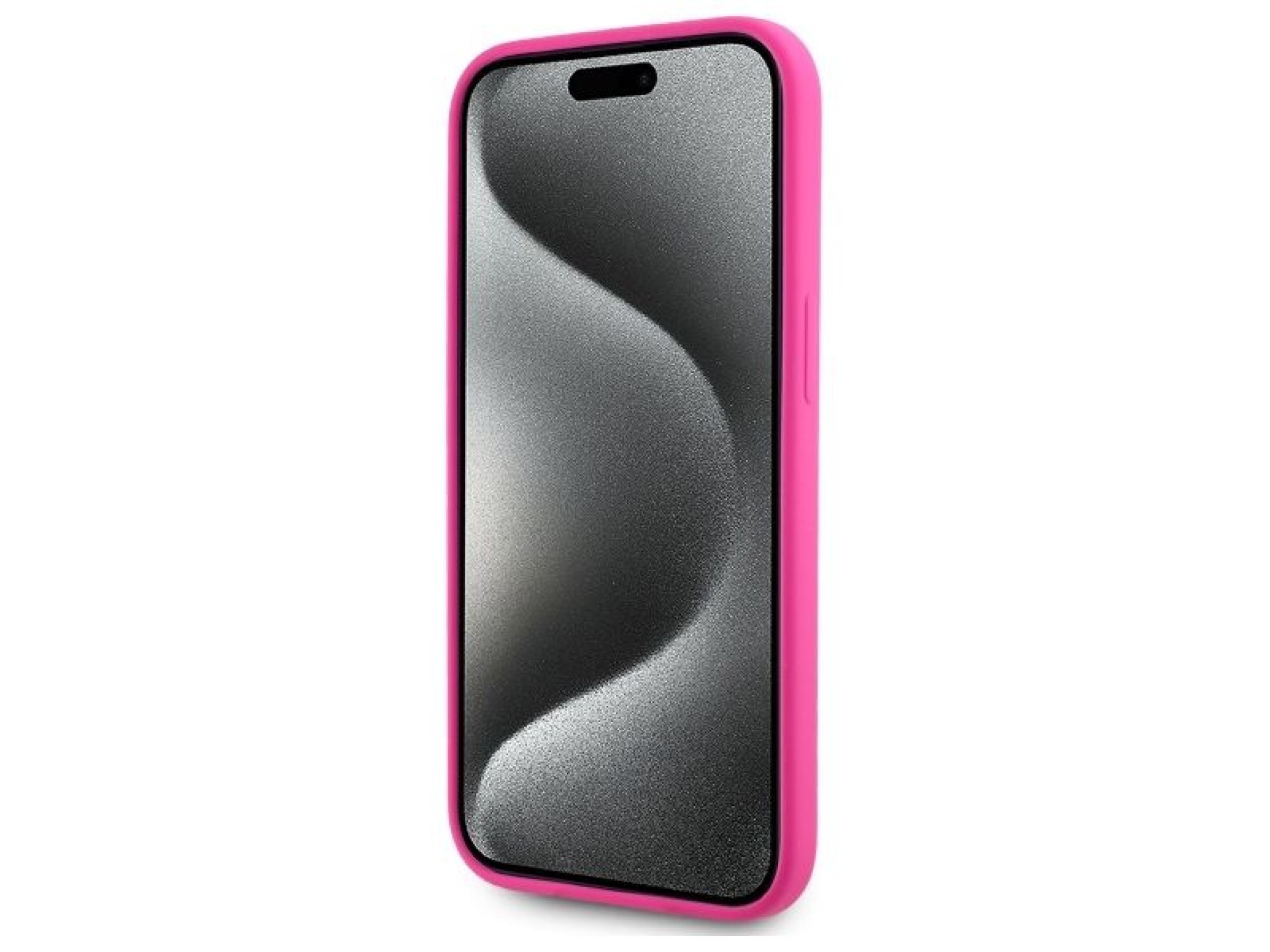 Funda rígida de silicona Karl Lagerfeld KLHMP15SSKHPPLF para iPhone 15 de 6,1