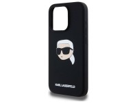 Capa rígida de silicone com estampa da cabeça de Karl Lagerfeld KLHMP15LSKHPPLK para iPhone 15 Pro 6 Capa rígida de silicone com estampa da cabeça de Karl Lagerfeld KLHMP15LSKHPPLK para iPhone 15 Pro 6