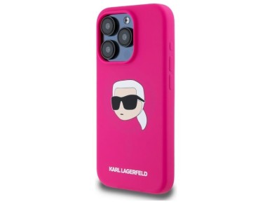 Karl Lagerfeld KLHMP15XSKHPPLF iPhone 15 Pro Max 6.7" fuchsia/fuschia hardcase Silicone Karl Head Pr Karl Lagerfeld KLHMP15XSKHPPLF iPhone 15 Pro Max 6.7" fuchsia/fuschia hardcase Silicone Karl Head Pr