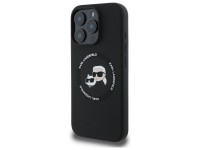 Funda rígida negra/negra Karl Lagerfeld KLHMP16XSKCHTCK para iPhone 16 Pro Max de 6,9" con cabezales Funda rígida negra/negra Karl Lagerfeld KLHMP16XSKCHTCK para iPhone 16 Pro Max de 6,9" con cabezales