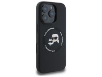 Funda rígida negra/negra Karl Lagerfeld KLHMP16XSKCHTCK para iPhone 16 Pro Max de 6,9" con cabezales Funda rígida negra/negra Karl Lagerfeld KLHMP16XSKCHTCK para iPhone 16 Pro Max de 6,9" con cabezales