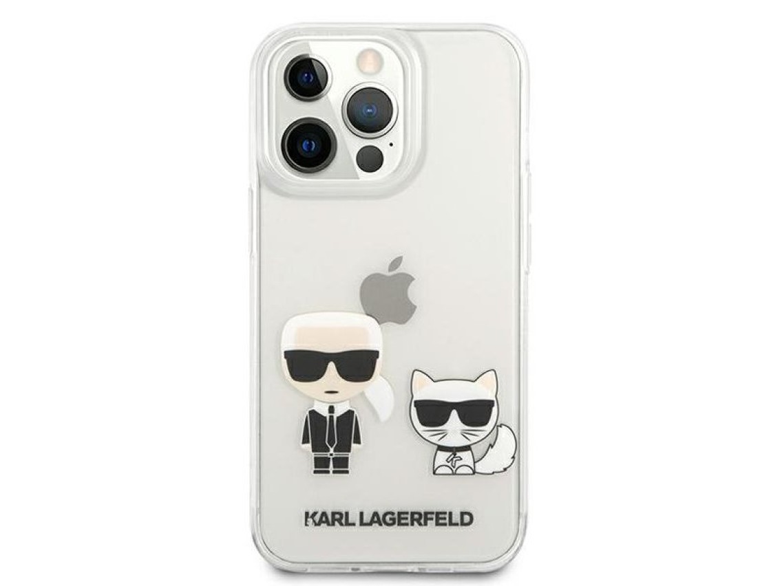 Karl Lagerfeld Karl & Choupette Case for iPhone 13 Pro Max 6.7" - Transparent