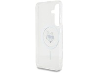 Capa Karl Lagerfeld com botão e logo da cabeça de Choupette impresso, MagSafe, para Samsung Galaxy S Capa Karl Lagerfeld com botão e logo da cabeça de Choupette impresso, MagSafe, para Samsung Galaxy S