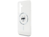 Capa Karl Lagerfeld com botão e logo da cabeça de Choupette impresso, MagSafe, para Samsung Galaxy S Capa Karl Lagerfeld com botão e logo da cabeça de Choupette impresso, MagSafe, para Samsung Galaxy S