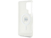 Funda Karl Lagerfeld Button Karl Head con logotipo impreso MagSafe para Samsung Galaxy S25 Ultra bla