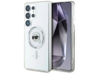 Funda Karl Lagerfeld Button Karl Head con logotipo impreso MagSafe para Samsung Galaxy S25 Ultra bla
