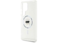 Funda Karl Lagerfeld Button Karl Head con logotipo impreso MagSafe para Samsung Galaxy S25 Ultra bla