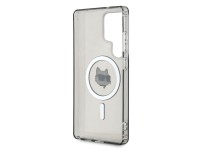 Karl Lagerfeld Button Choupette Head Printed Logo MagSafe Samsung Galaxy S25 Ultra case black Karl Lagerfeld Button Choupette Head Printed Logo MagSafe Samsung Galaxy S25 Ultra case black