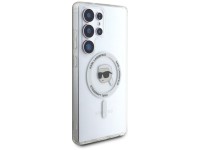 Funda Karl Lagerfeld Button Karl Head con logotipo impreso MagSafe para Samsung Galaxy S25 Ultra bla