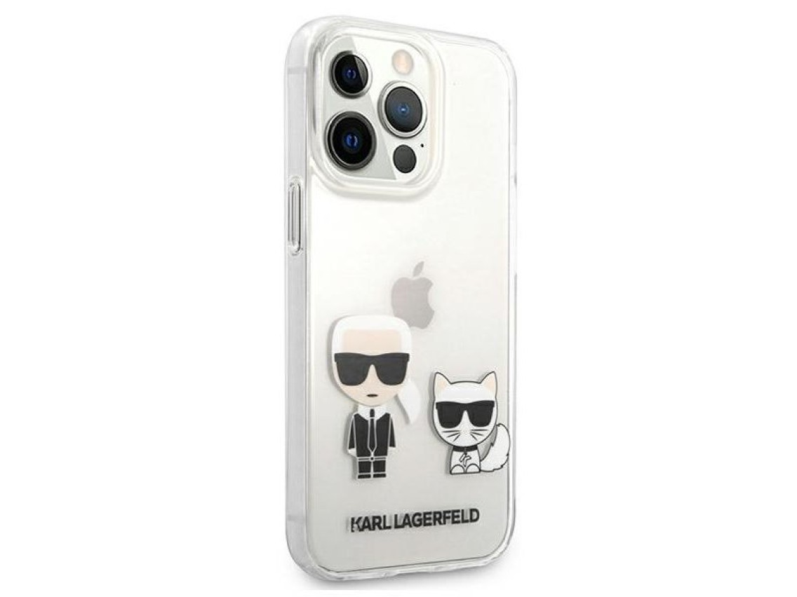 Karl Lagerfeld Karl & Choupette Case for iPhone 13 Pro Max 6.7" - Transparent