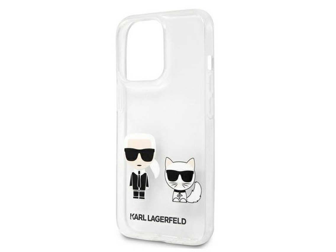 Karl Lagerfeld Karl & Choupette Case for iPhone 13 Pro Max 6.7" - Transparent