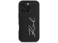 Funda Karl Lagerfeld HC de PU granulado con ranura para tarjetas y metal para iPhone 16 Pro Max - Ne Funda Karl Lagerfeld HC de PU granulado con ranura para tarjetas y metal para iPhone 16 Pro Max - Ne