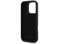 Funda Karl Lagerfeld HC de PU granulado con ranura para tarjetas y metal para iPhone 16 Pro Max - Ne Funda Karl Lagerfeld HC de PU granulado con ranura para tarjetas y metal para iPhone 16 Pro Max - Ne