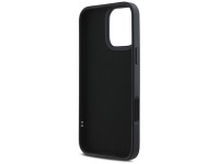 Karl Lagerfeld HC 3D Rubber Elongated Glitter iPhone 16 Pro Case - Black