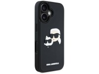 Karl Lagerfeld HC 3D Rubber Double Heads iPhone 16 Case - Black Karl Lagerfeld HC 3D Rubber Double Heads iPhone 16 Case - Black